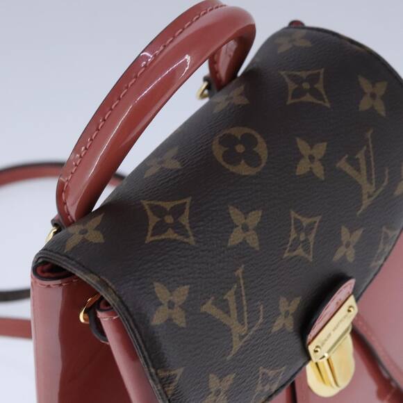LOUIS VUITTON Monogram Vernis Hot Springs Backpack Pink M53545 - Picture 6 of 16